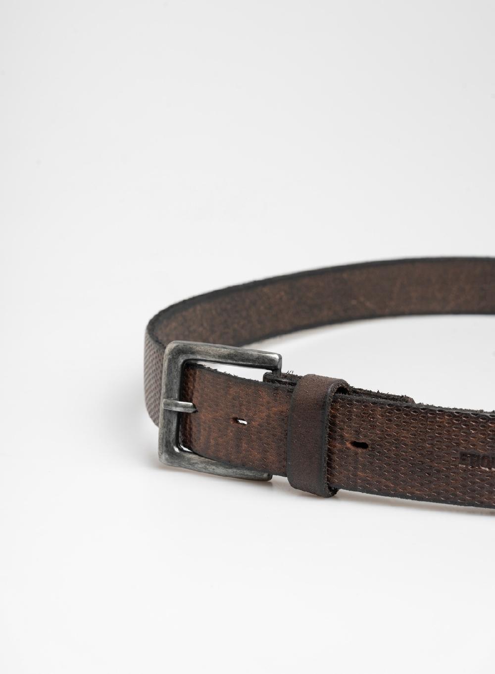 Etiqueta negra CINTURON VINTAGE LONJA GRABADO Gran oferta