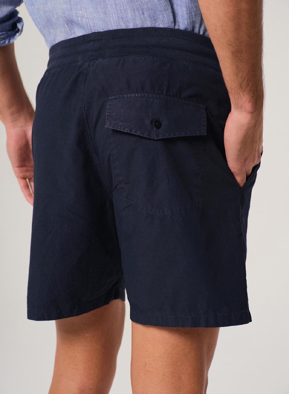Etiqueta negra SHORT PAPER TOUCH GARMENT DYE Envío gratis