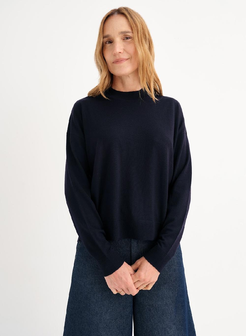 Etiqueta negra Sweater amplio merino Rebajas de fin de temporada