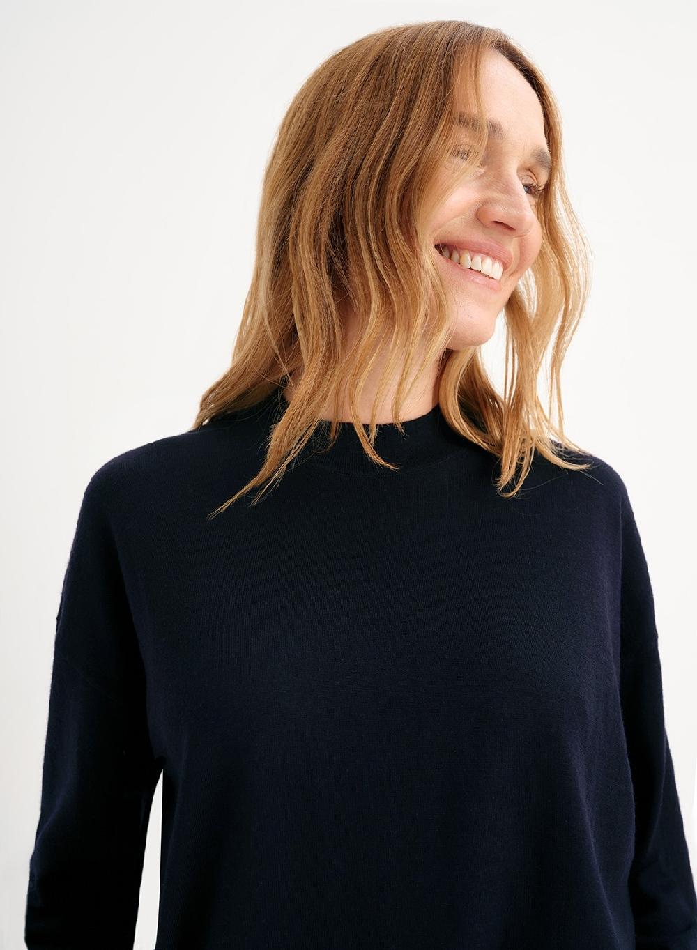 Etiqueta negra Sweater amplio merino Rebajas de fin de temporada