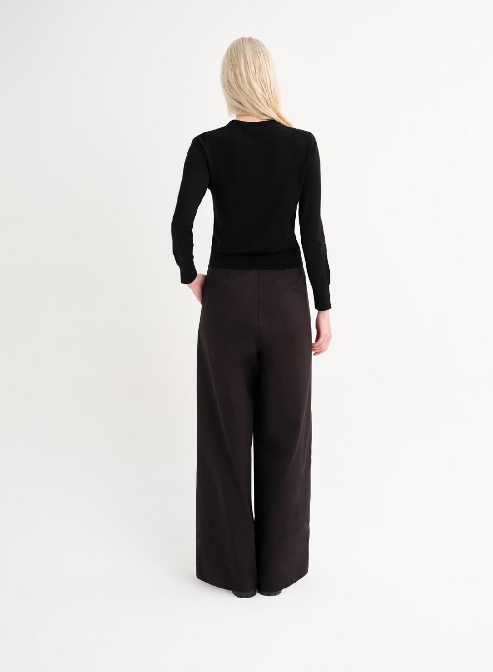 Etiqueta negra Sweater clasico merino Devoluciones gratuitas