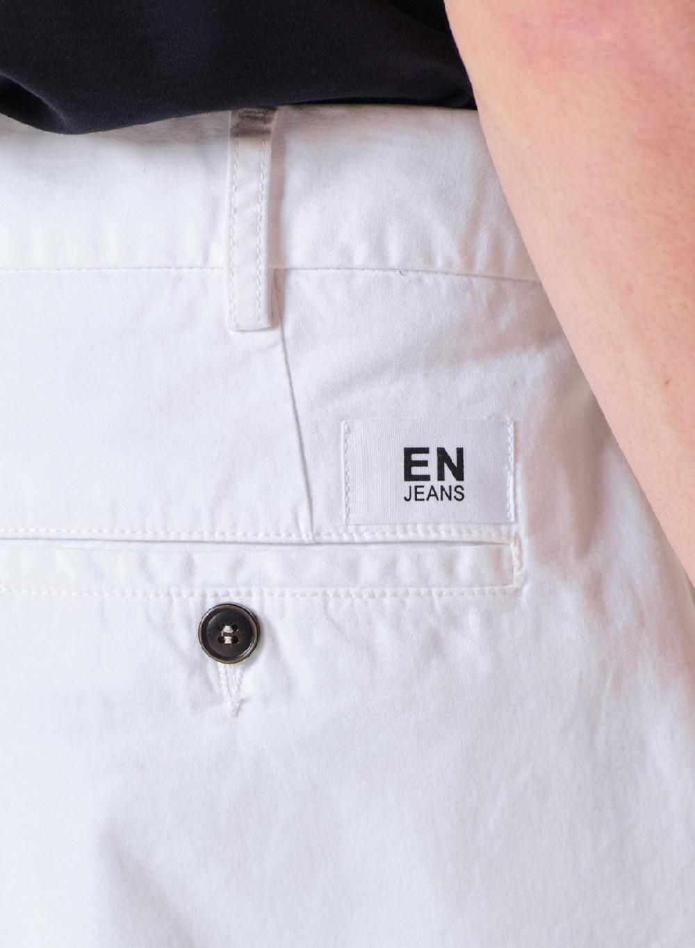 Etiqueta negra Bermuda gabardina garment dye Gran oferta
