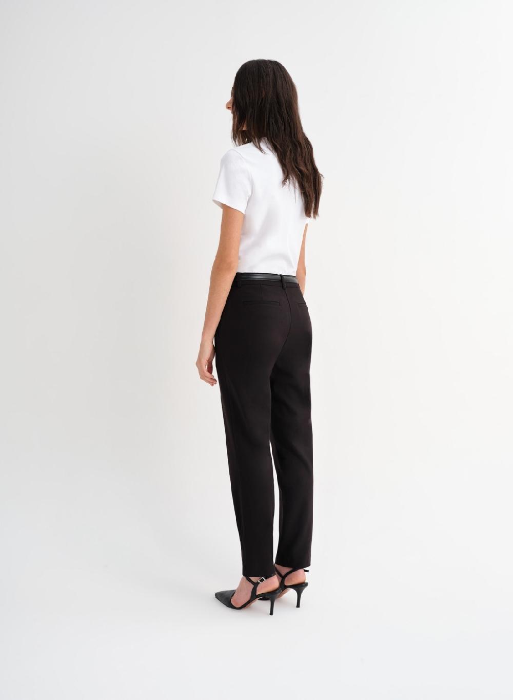 Etiqueta negra Pantalon sastre formal Envío gratis
