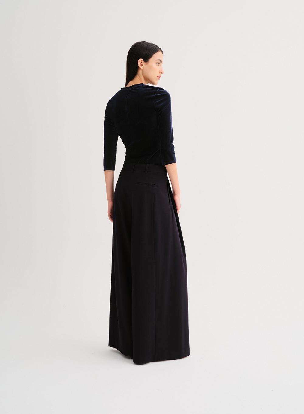 Etiqueta negra Pantalon ancho formal COMPRAR AHORA