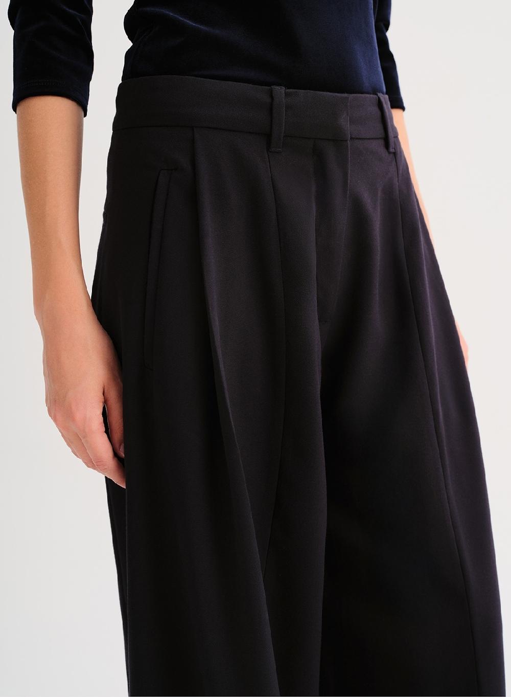 Etiqueta negra Pantalon ancho formal COMPRAR AHORA