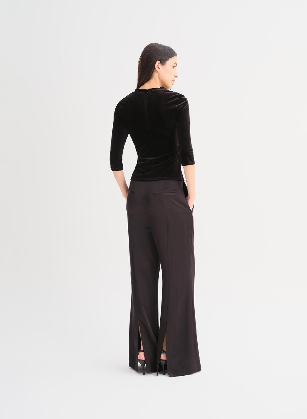 Etiqueta negra Remera terciopelo spandex Solo queda un día