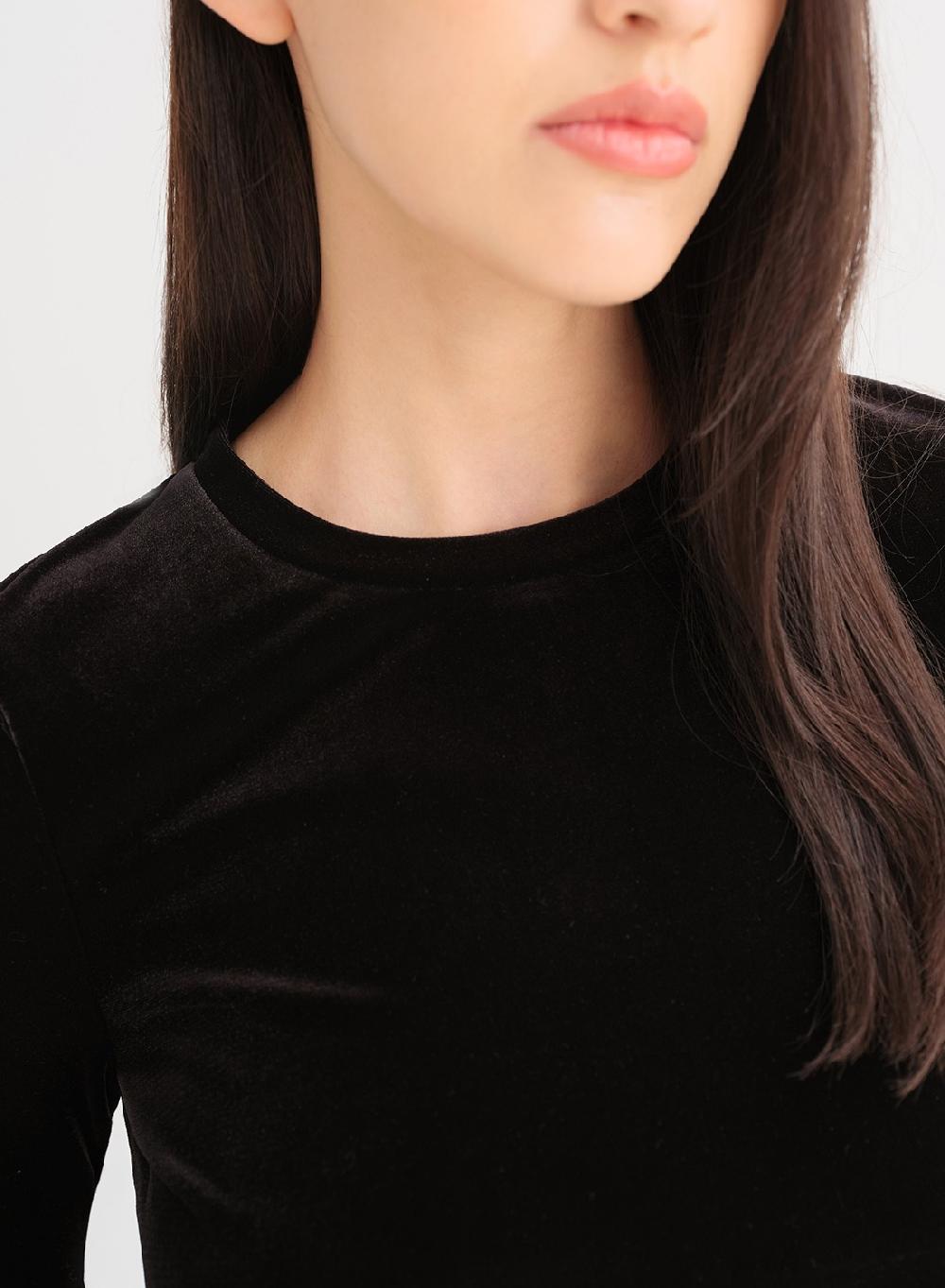 Etiqueta negra Remera terciopelo spandex Solo queda un día