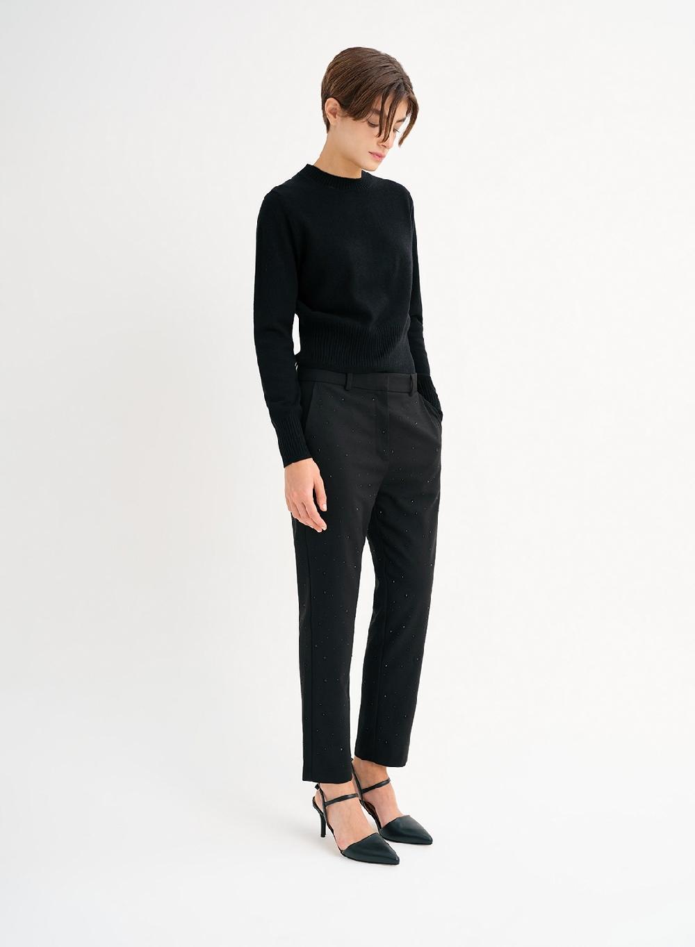 Etiqueta negra Pantalon formal brillos Tienda