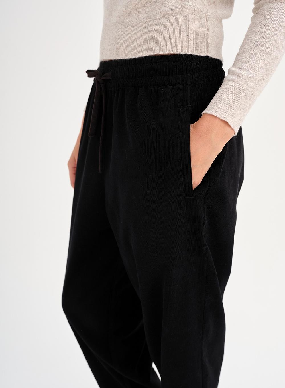 Etiqueta negra Babucha combinada corderoy Rebajas online