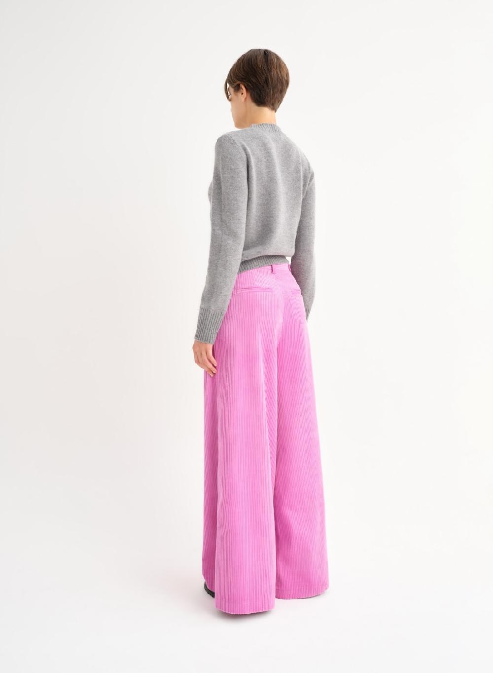 Etiqueta negra Pantalon ancho corderoy Oferta especial