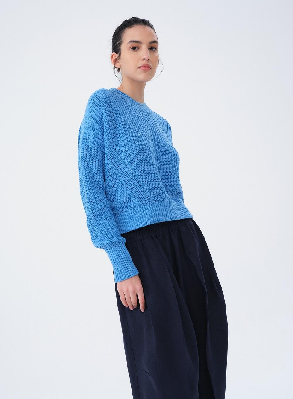 Etiqueta negra Sweater punto ingles algodon Grandes descuentos