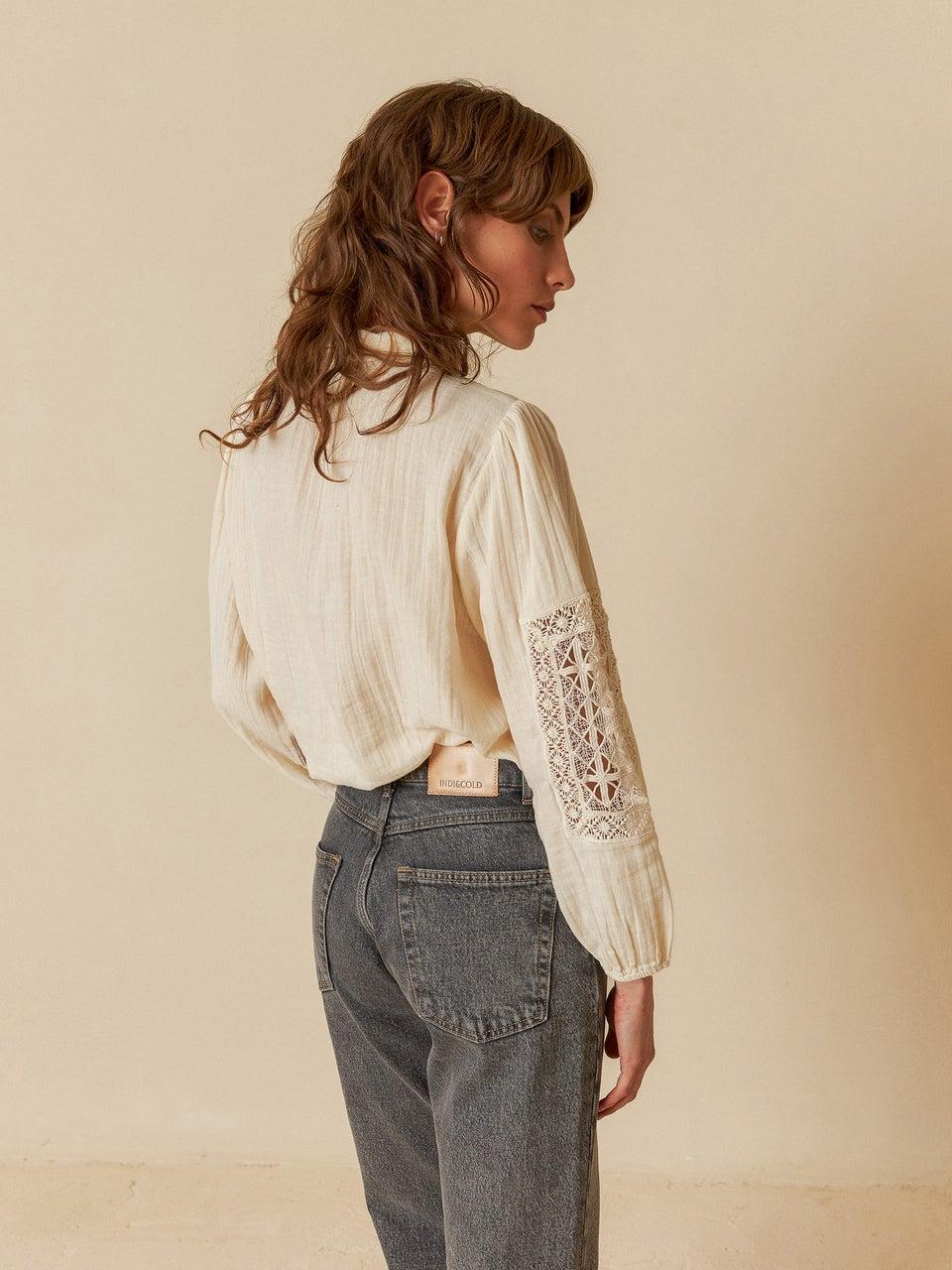 Indi & cold CAMISA DOBLE GASA Ofertas especiales