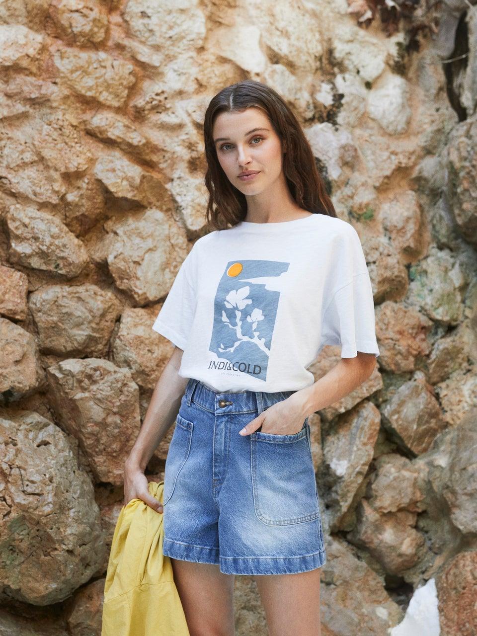 Indi & cold CAMISETA PAISAJE ALGODÓN