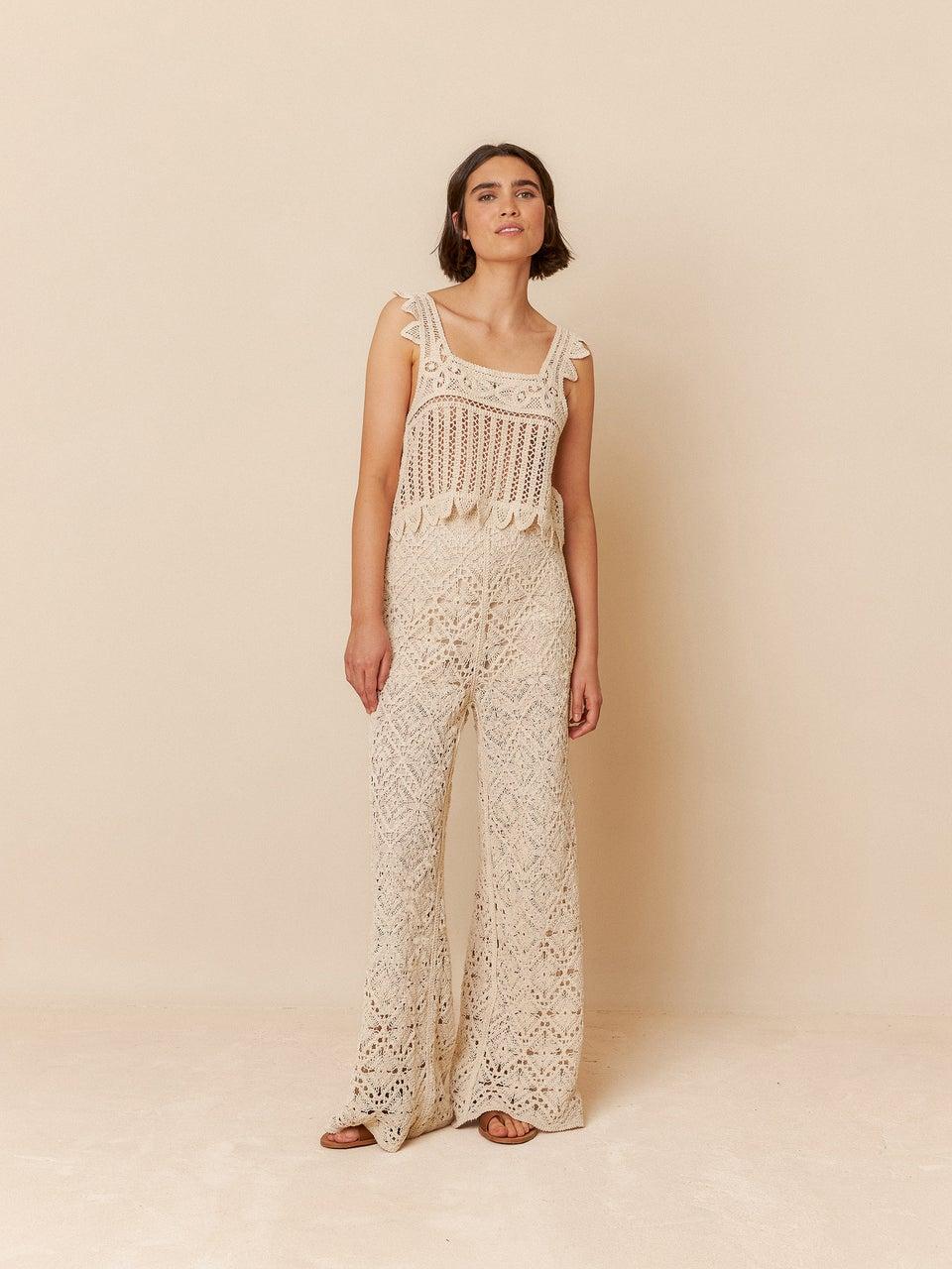 Indi & cold PANTALÓN CULOTTE CROCHET En oferta