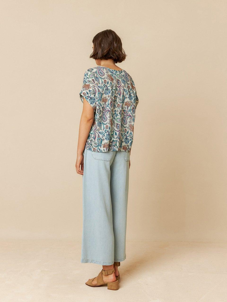 Indi & cold CAMISA CROP PASLEY Tienda