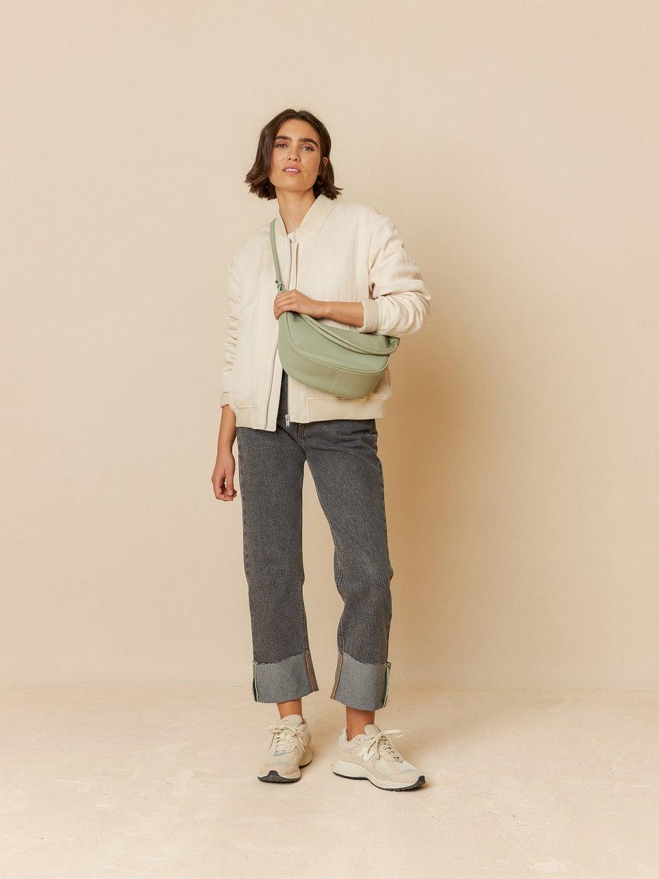 Indi & cold BOLSO PIEL MEDIA LUNA Descuentos del mes