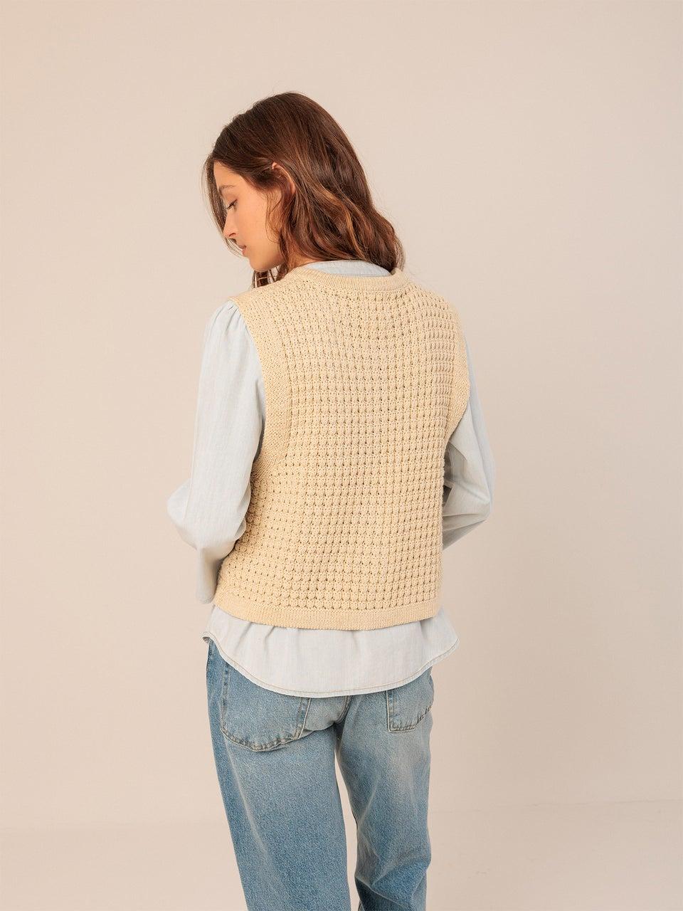 Indi & cold CHALECO PUNTO DE CESTA Oferta exclusiva