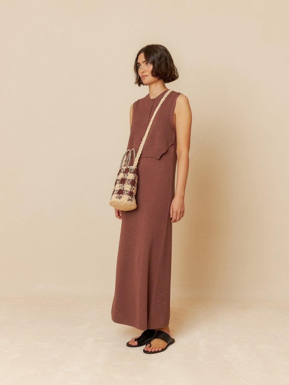 Indi & cold VESTIDO PUNTO DE ARROZ Ofertas de temporada
