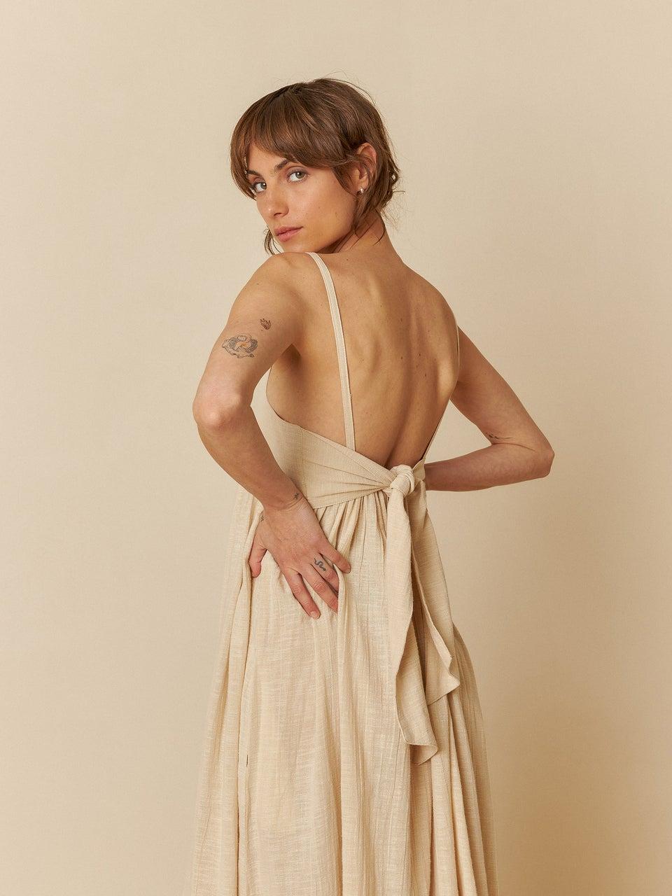 Indi & cold VESTIDO MAXI TIRANTES Rebajas