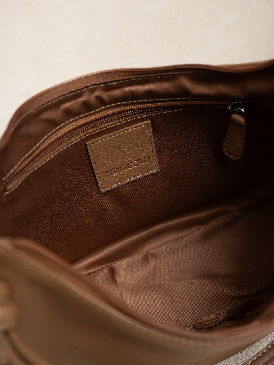 Indi & cold BOLSO PIEL MEDIA LUNA Rebajas top