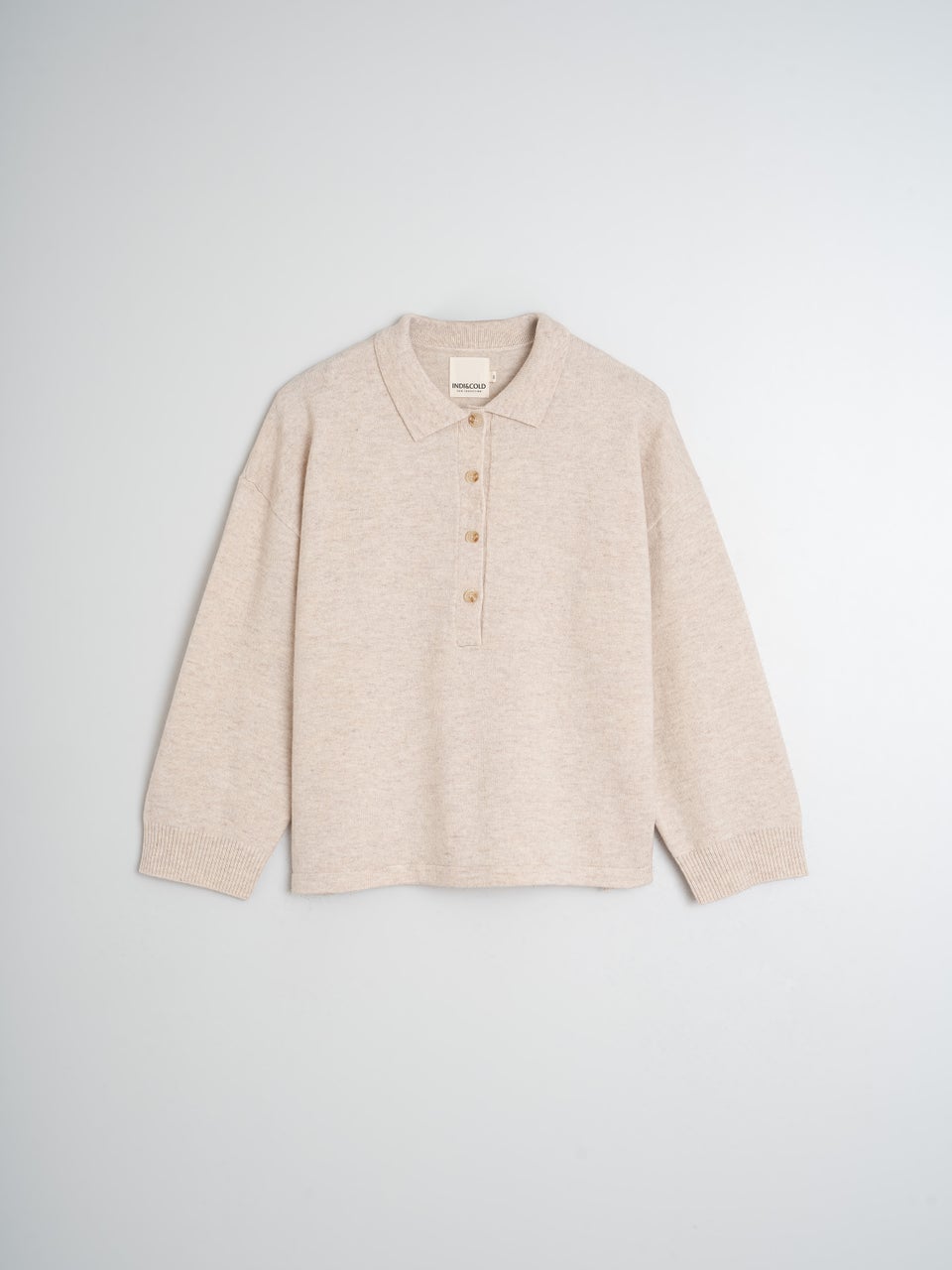 Indi & cold JERSEY CUELLO POLO Oferta especial