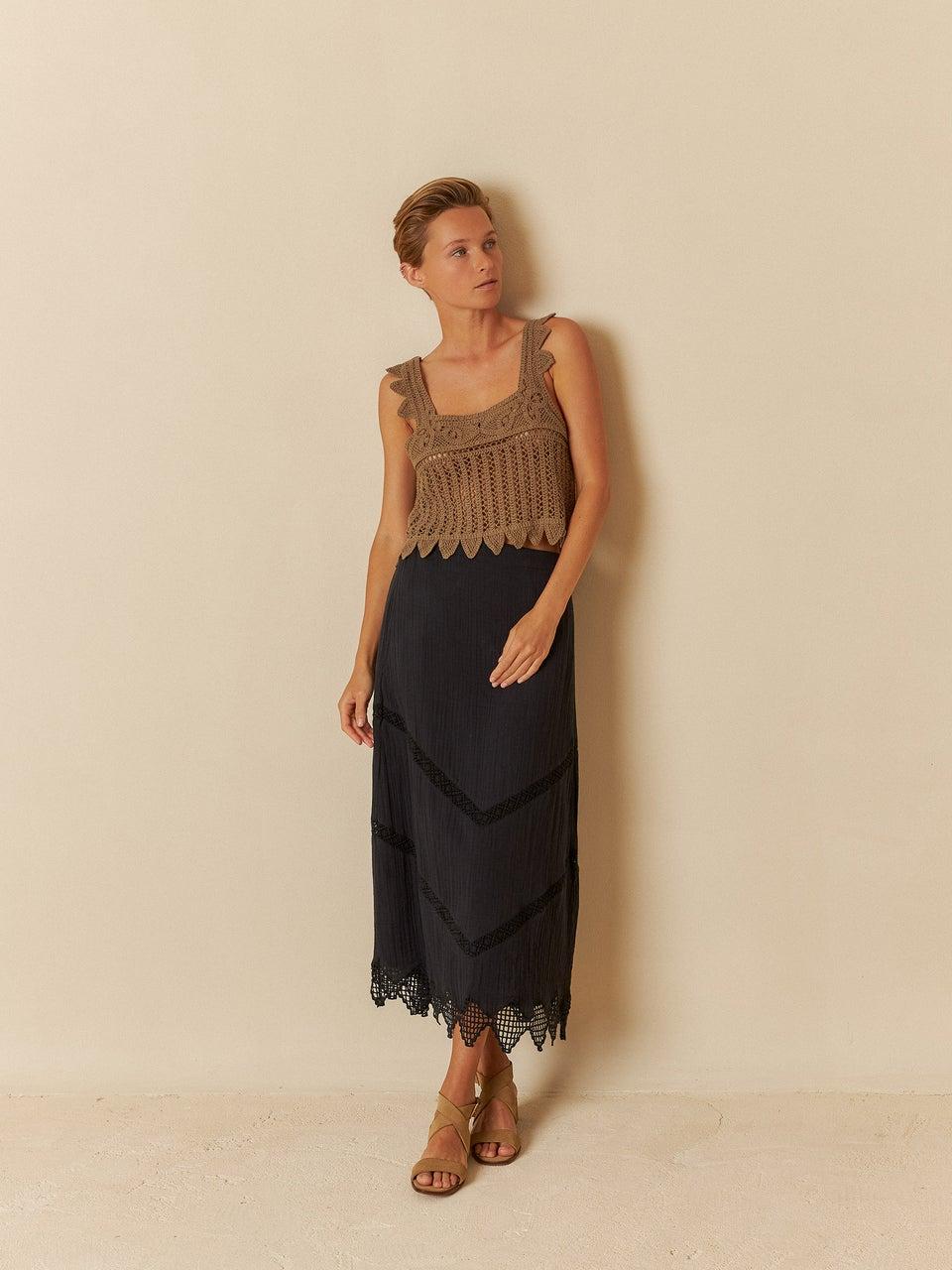Indi & cold CROP TOP CROCHET COMPRAR AHORA