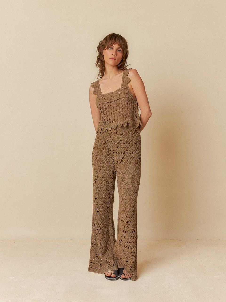 Indi & cold CROP TOP CROCHET COMPRAR AHORA