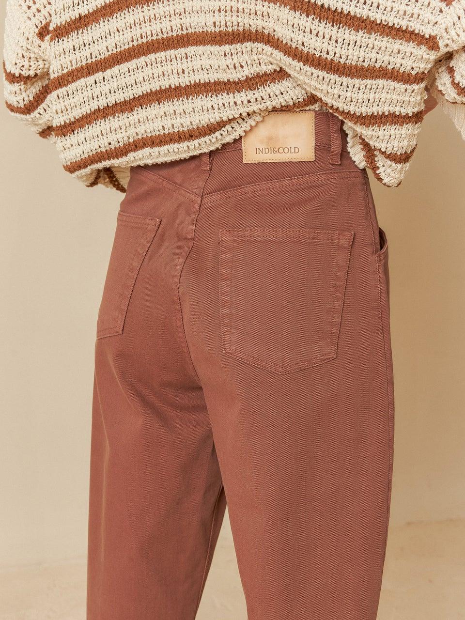 Indi & cold PANTALÓN SARGA CARROT Grandes descuentos