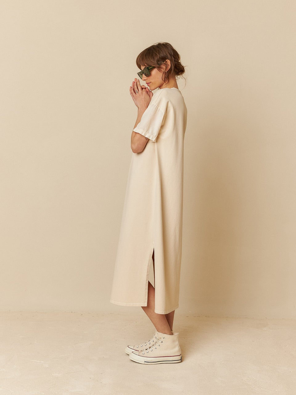 Indi & cold VESTIDO FELPA ABERTURAS En oferta