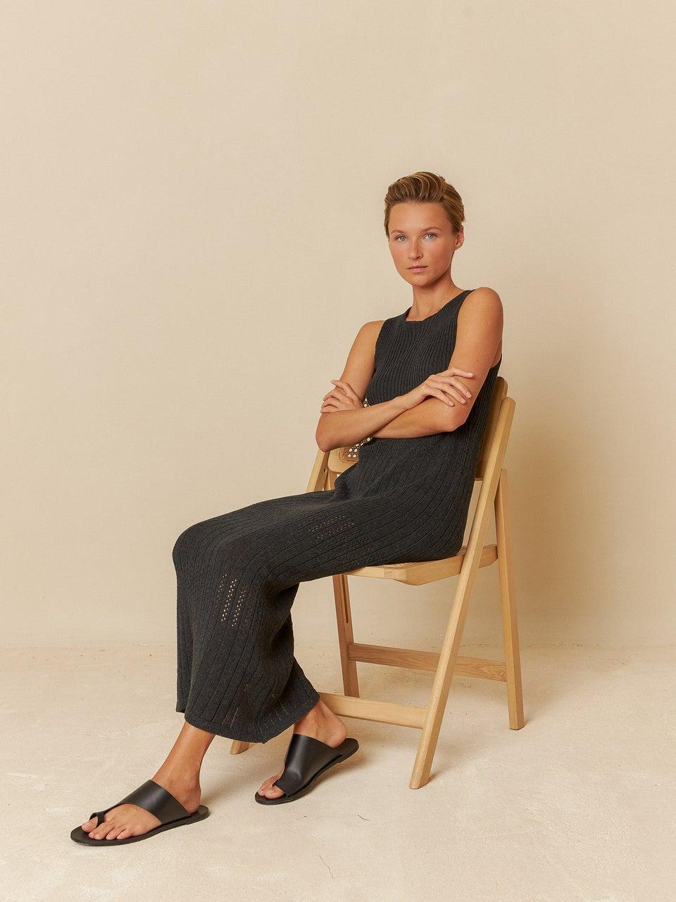 Indi & cold VESTIDO PUNTO CANALÉ Outlet online