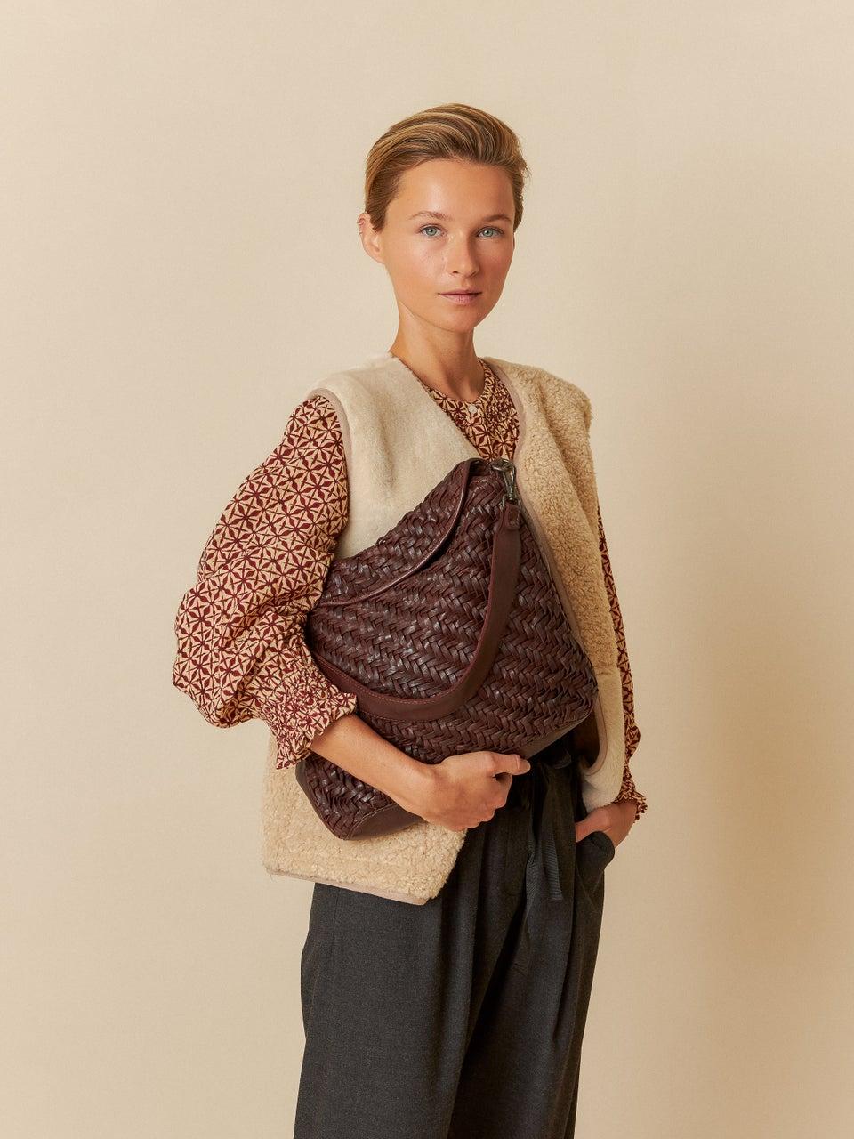 Indi & cold BOLSO ESPIGA PIEL REMY Rebajas