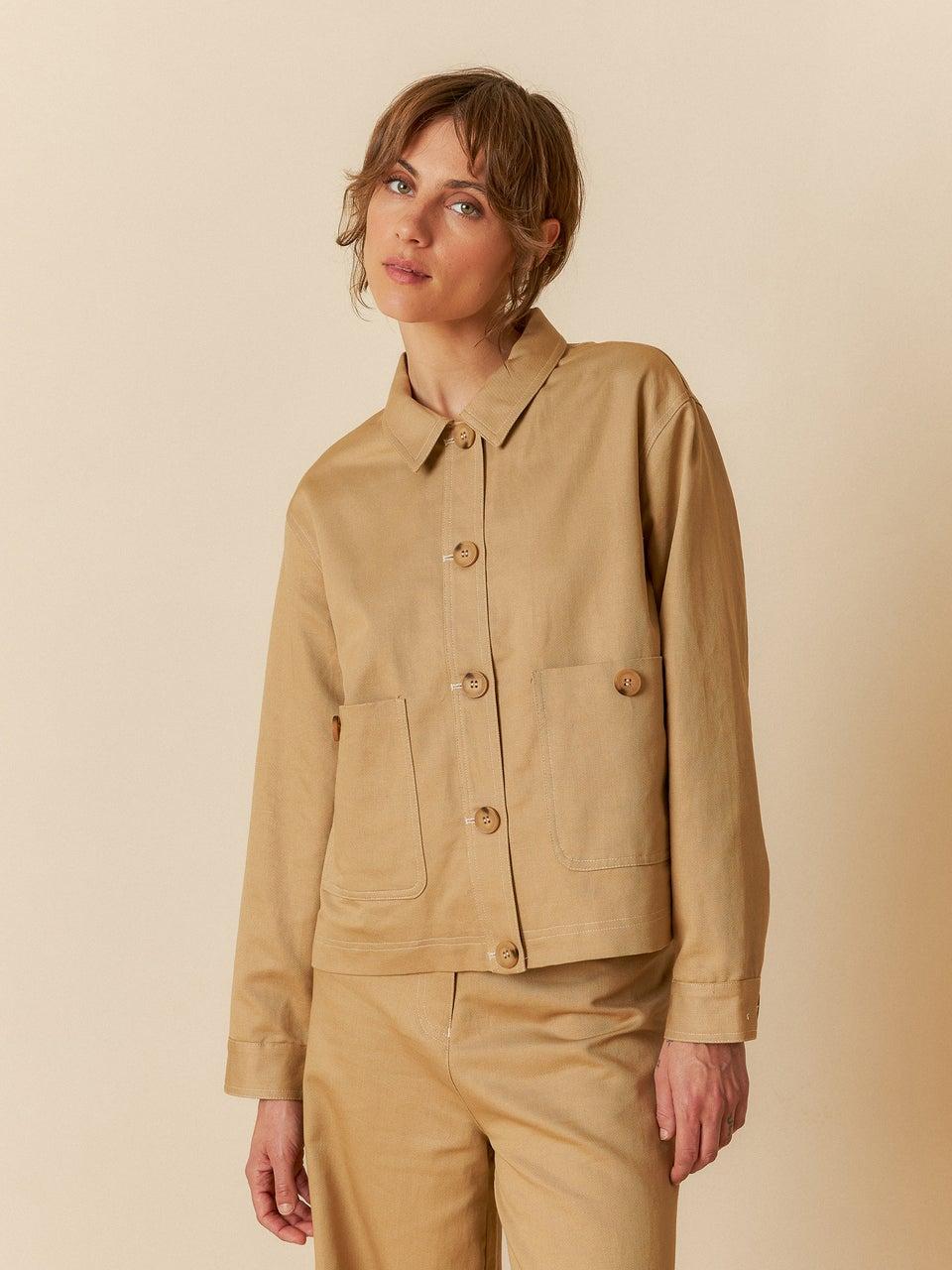 Indi & cold CAZADORA ESTRUCTURA GABARDINA Venta caliente