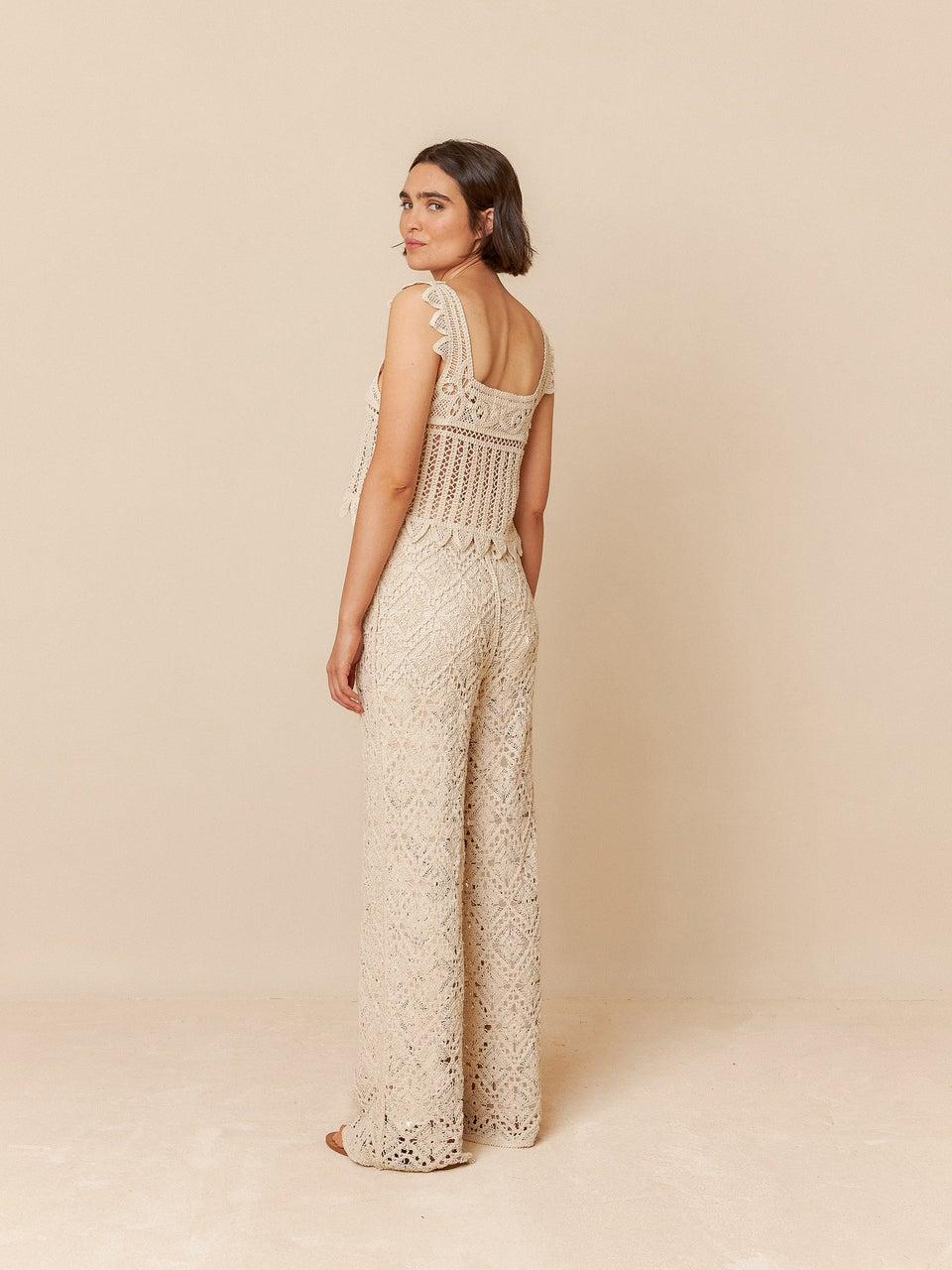 Indi & cold CROP TOP CROCHET Tienda