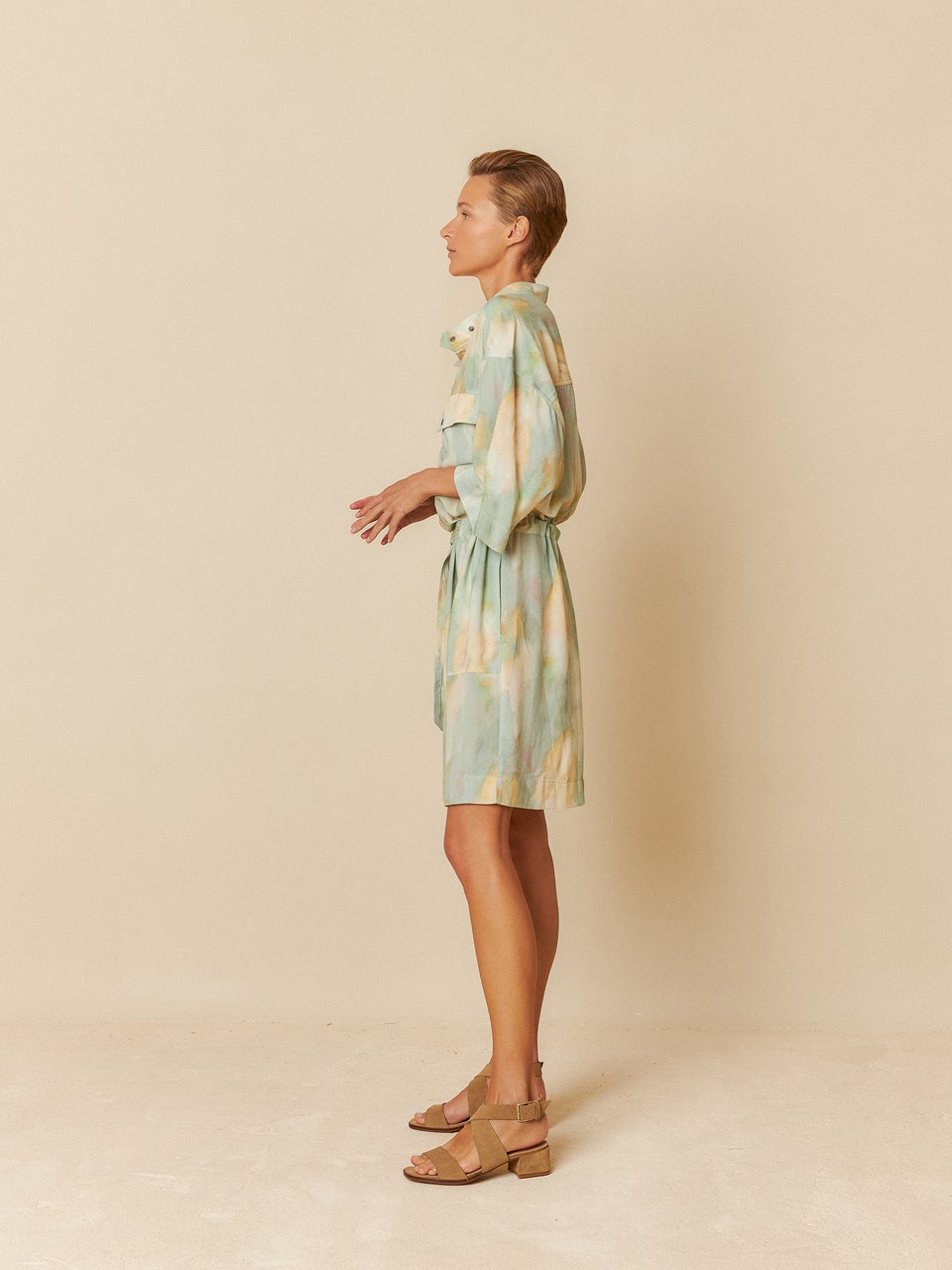 Indi & cold VESTIDO PRINT ACUARELA Oferta especial de fábrica