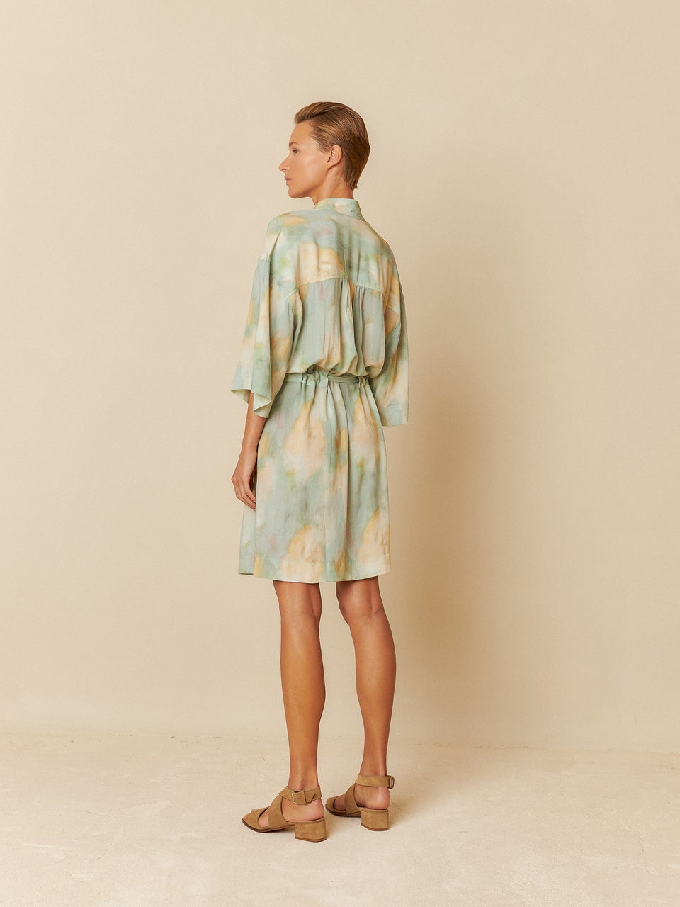 Indi & cold VESTIDO PRINT ACUARELA Oferta especial de fábrica
