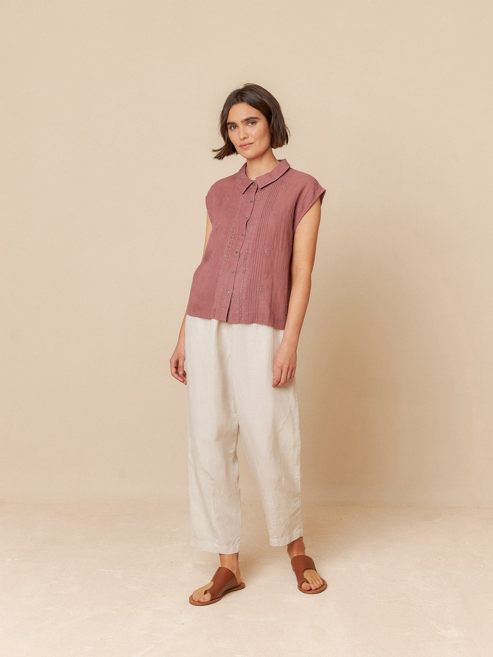 Indi & cold CAMISA BORDADA ALGODÓN Grandes descuentos