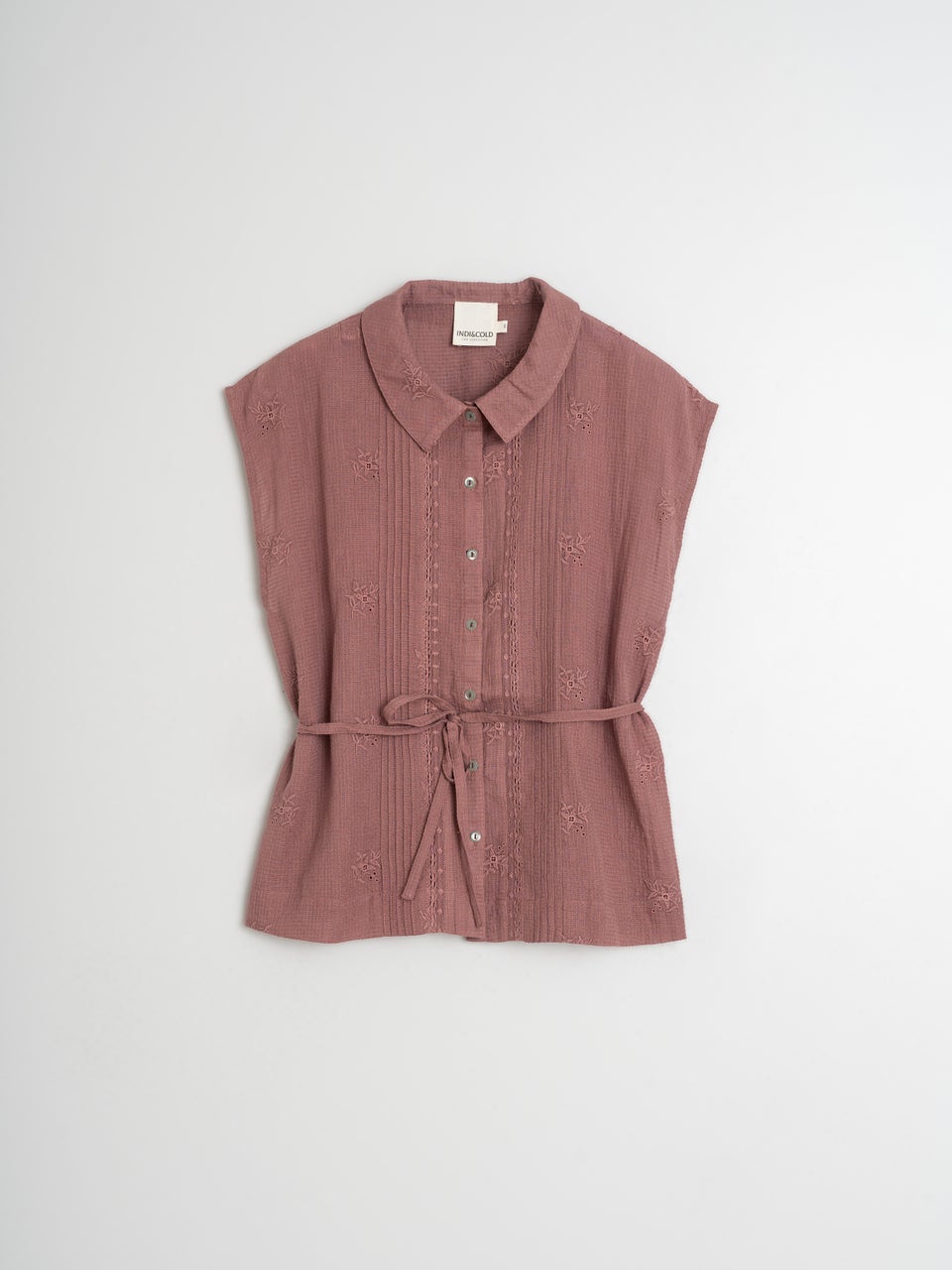 Indi & cold CAMISA BORDADA ALGODÓN Grandes descuentos