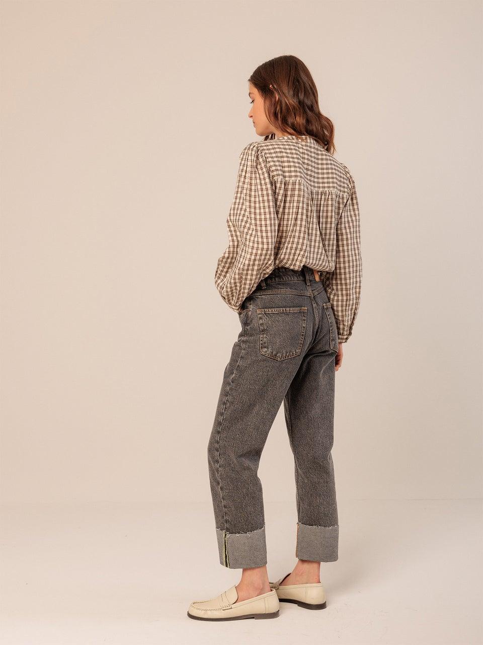 Indi & cold PANTALÓN DENIM VUELTO Liquidación