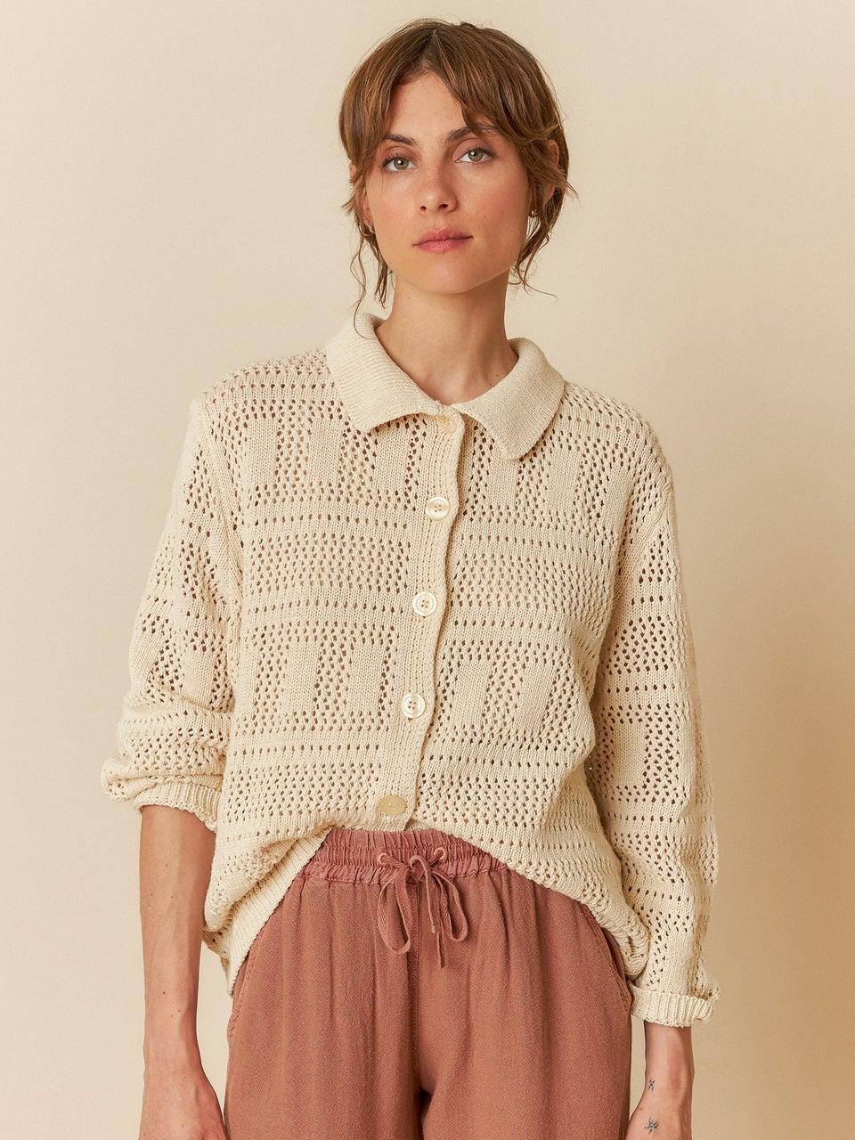 Indi & cold CAMISA PUNTO CROCHET Oferta exclusiva