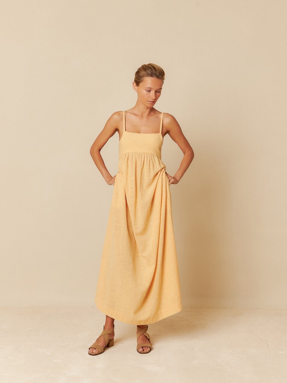 Indi & cold VESTIDO MAXI TIRANTES Rebajas de fin de temporada
