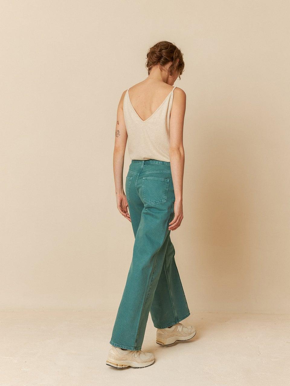 Indi & cold PANTALÓN SARGA WIDE LEG Tienda