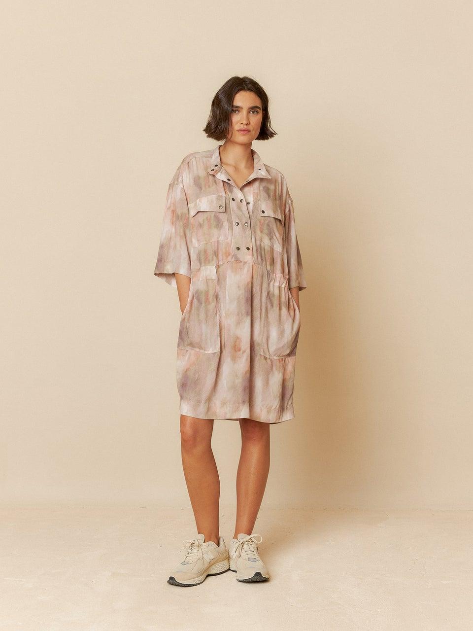 Indi & cold VESTIDO PRINT ACUARELA Rebajas online
