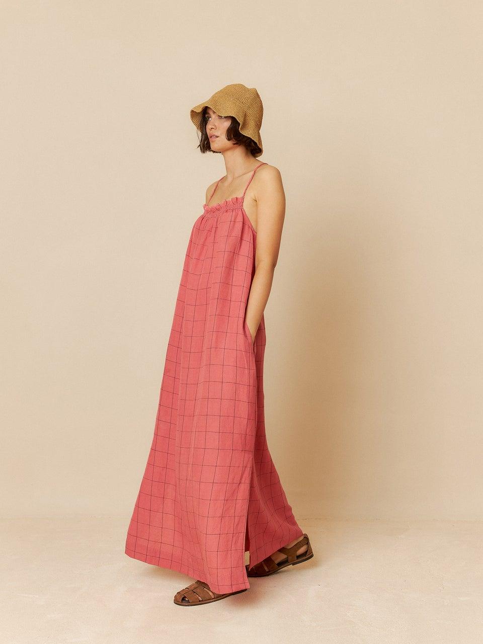 Indi & cold VESTIDO MIDI TIRANTE Envío gratis