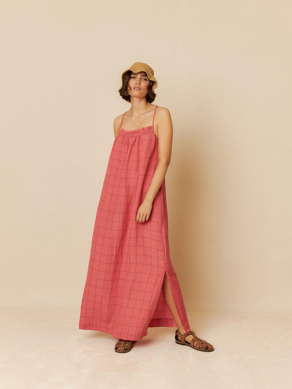 Indi & cold VESTIDO MIDI TIRANTE Envío gratis