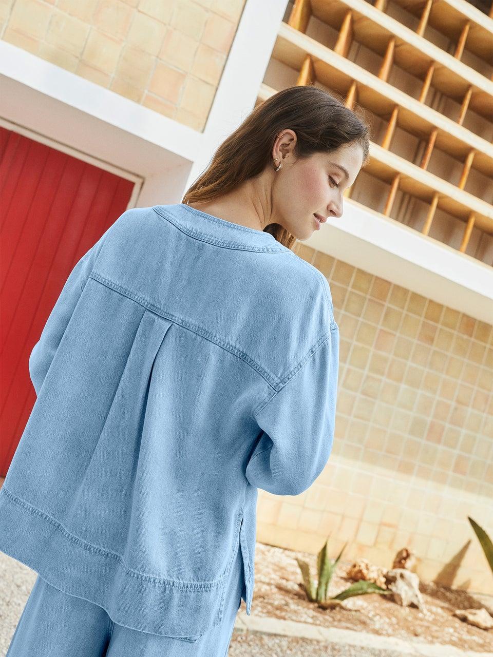 Indi & cold SOBRECAMISA EFECTO DENIM Últimos 3 días