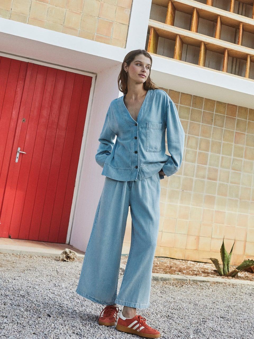 Indi & cold SOBRECAMISA EFECTO DENIM Últimos 3 días