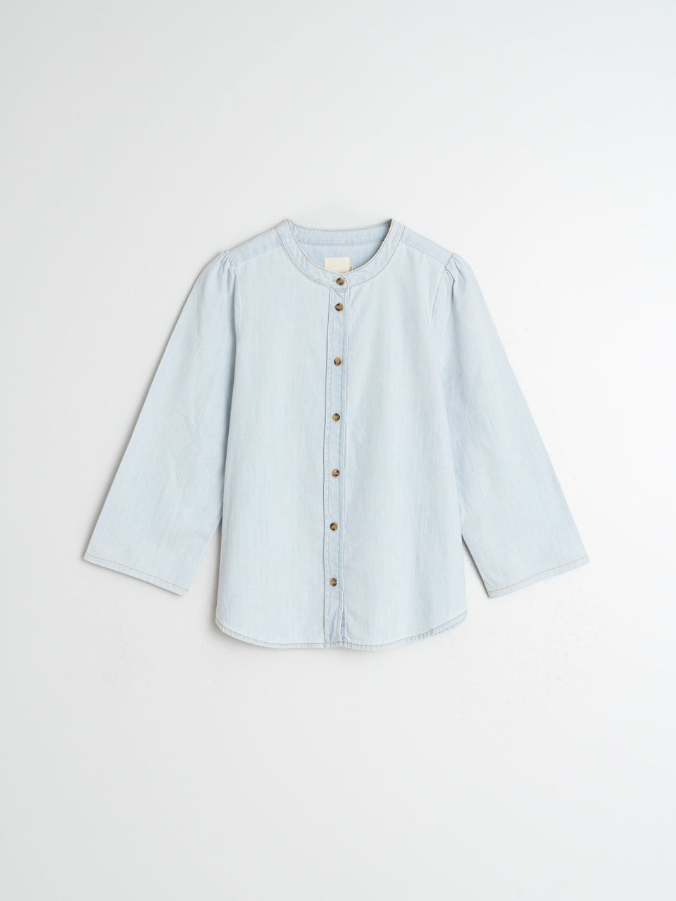 Indi & cold CAMISA DENIM CUELLO MAO Outlet