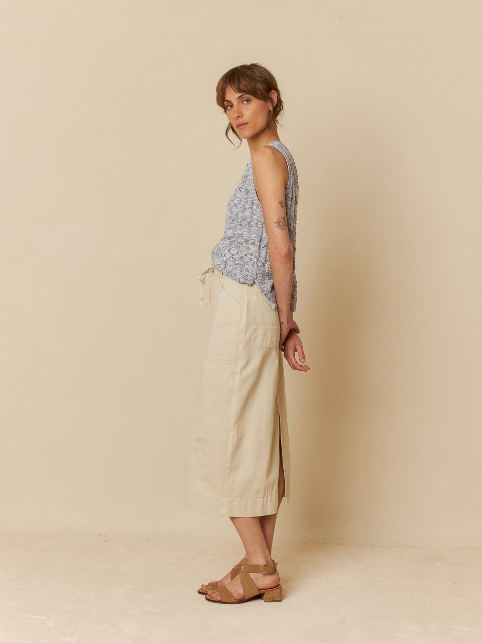 Indi & cold CHALECO DE PUNTO POINTELLE Descuento