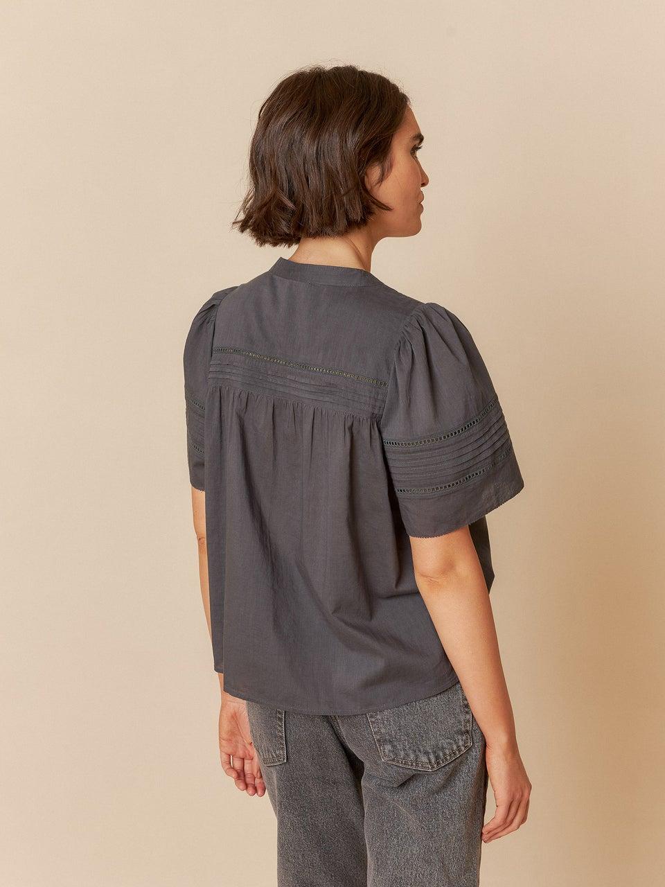 Indi & cold BLUSA VOILE BORDADA Rebajas top
