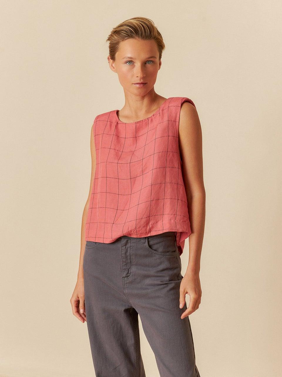 Indi & cold CROP TOP CUADRO VENTANA